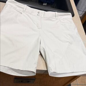 Adidas Women's Cream Bermuda Shorts